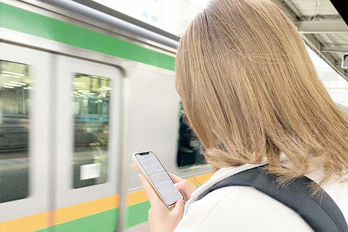 通学中